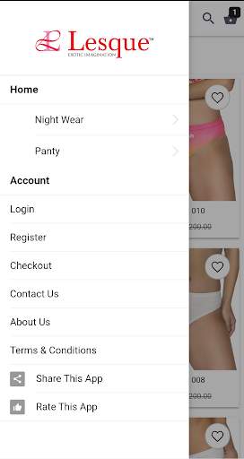 Lesque - Online Lingerie Shopping screenshot 2