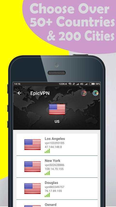 Epic VPN - Unlimited Free VPN & Ultra Secure screenshot 5
