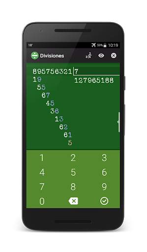 Divisions Calculator screenshot 1