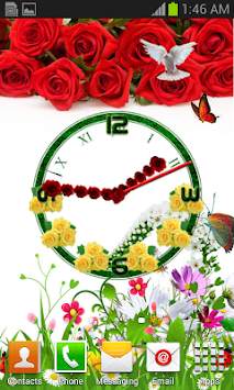 Rose Flower Clock screenshot 19