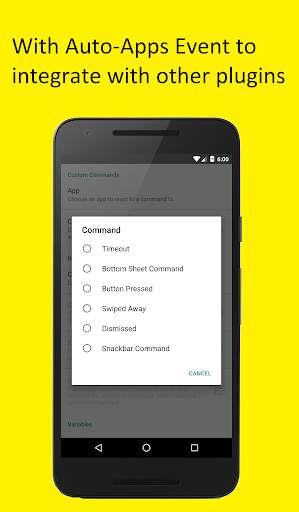 Snackbar Tasker Plugin скриншот 5