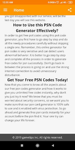 Gift card generator for psn screenshot 4