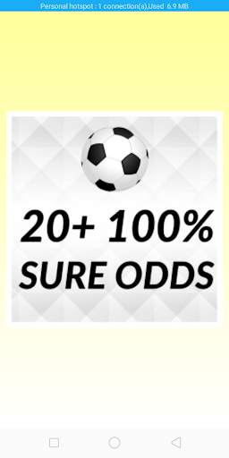 20+ 100% SURE ODDS screenshot 1