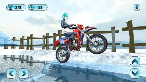Snow Bike Stunt Racing Games screenshot 5
