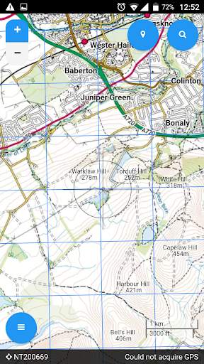 Pentlands Outdoor Map Offline screenshot 1