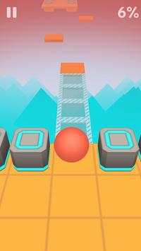 Scrolling Ball in Sky: casual rolling game screenshot 1