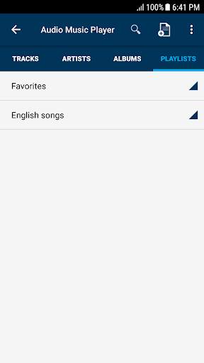 Audio Music Player screenshot 5