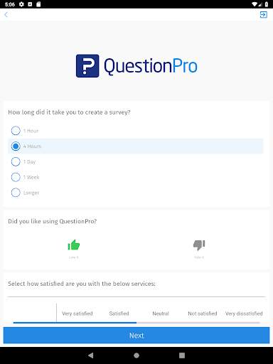 QuestionPro - Offline Surveys screenshot 13
