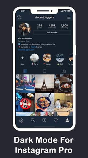 Dark Mode for Instagram screenshot 2