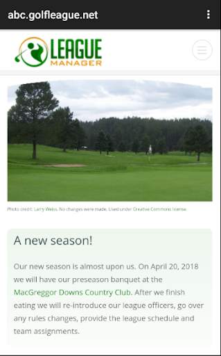 GolfSoftware.com app screenshot 3