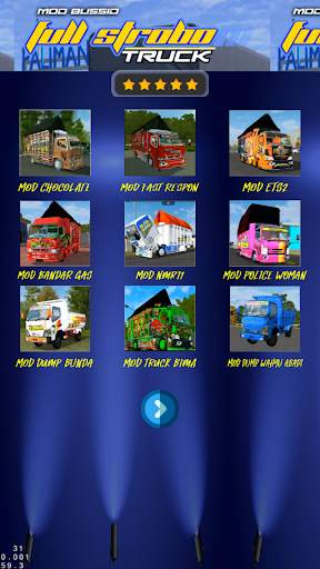 Mod Bussid Full Strobo Truk screenshot 2