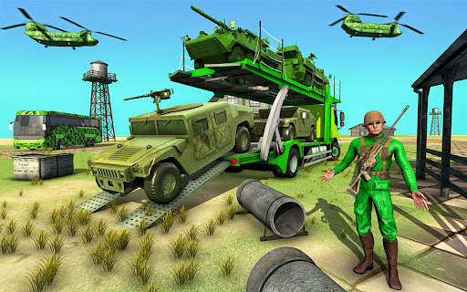 US Army Truck Transport Games screenshot 5