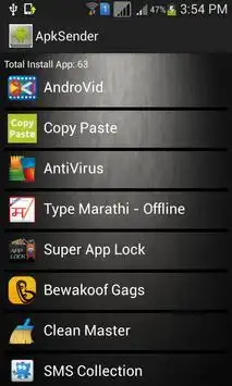 Apk Sender screenshot 1
