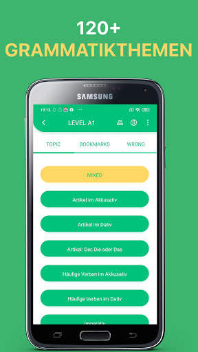 Deutsch Lernen A1-A2-B1-B2 Gratis Grammatik Übung screenshot 3