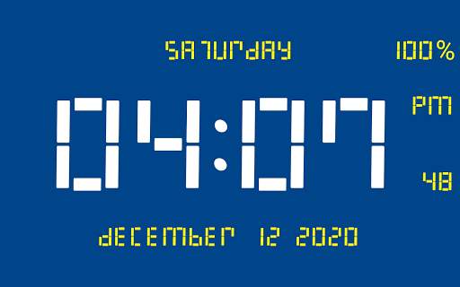 Digital Clock Live Wallpaper-7 PRO screenshot 11