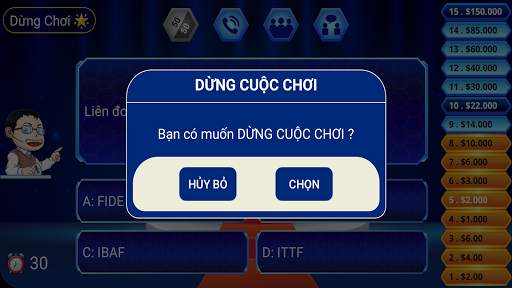 Triệu Phú Là Ai : Giáo Sư Xoay screenshot 7