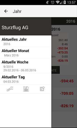 Working Time Account screenshot 5