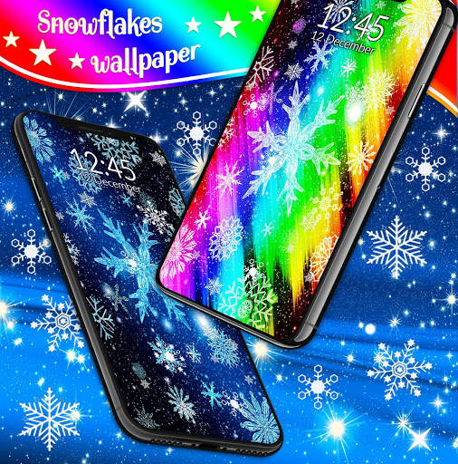 Snow Stars Wallpaper ❄️Winter Free Live Wallpapers screenshot 4