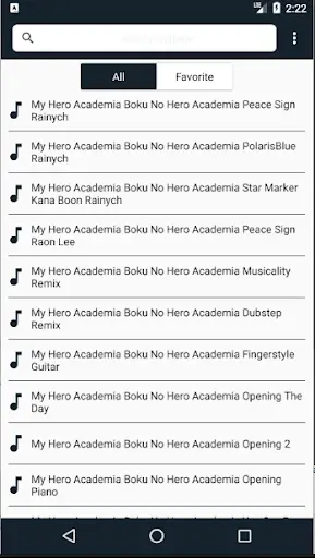 Boku No Hero Ringtone screenshot 2