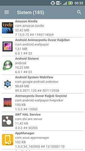Sistem uygulaması yöneticisi screenshot 5