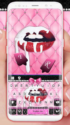 Sexy Lips Keyboard Theme screenshot 1