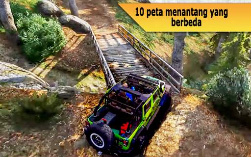 Jip mengemudi game offroad screenshot 2