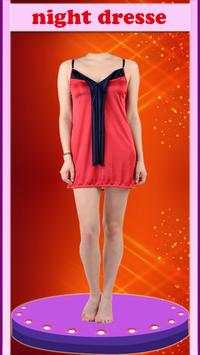 Lady Night dress photo editor screenshot 1