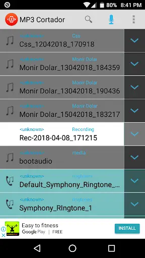 MP3 Music Cutter Editor screenshot 1