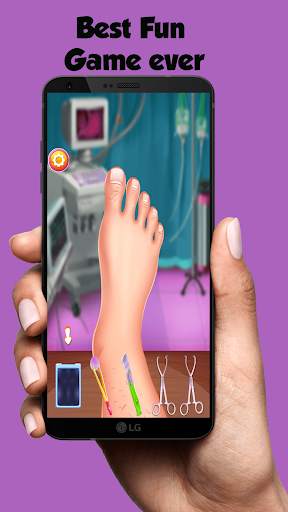 Little Doctor Game 2 (Foot care) screenshot 5
