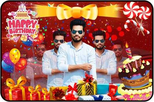 Happy birthday Photo Blender 4 تصوير الشاشة