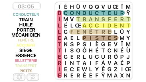 Mots Mêlés. Français screenshot 3