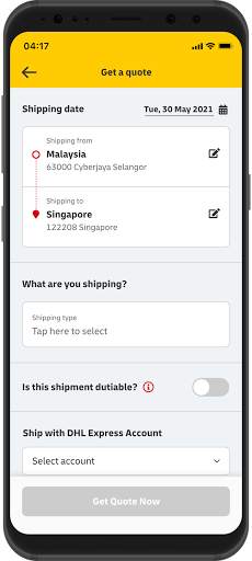 DHL Express Mobile screenshot 4