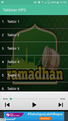 Takbir MP3 - Takbiran Offline screenshot 1