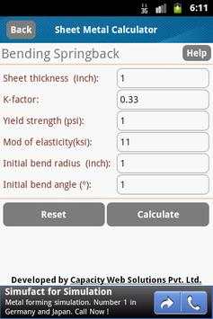 Sheet Metal Calculator screenshot 6