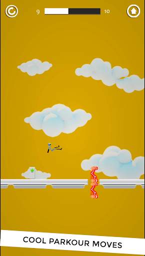 Stickman Parkour 3D Ninja Run Race screenshot 3