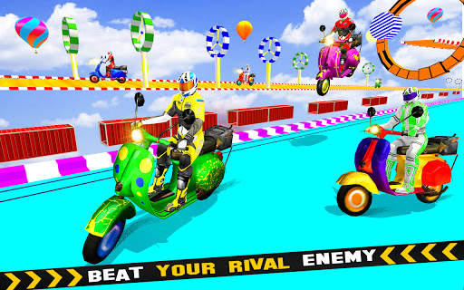 Scooter Freestyle: Unchained Racing Clash screenshot 2