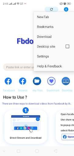 Fbdownload screenshot 1