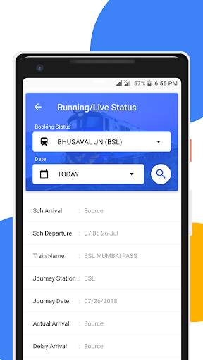 Live Train Status : PNR Status & Railway Info screenshot 1