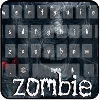 Dark Black Zombie Skull logo