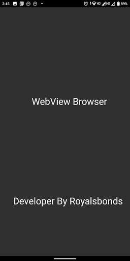 WebView Browser screenshot 1