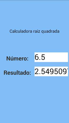 Calculadora de raíz cuadrada screenshot 2