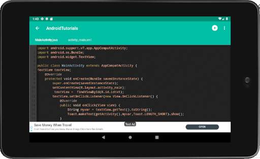 Tutorial for Android : Quiz an 10 تصوير الشاشة