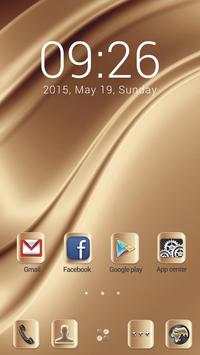 Gold V Launcher Theme screenshot 2