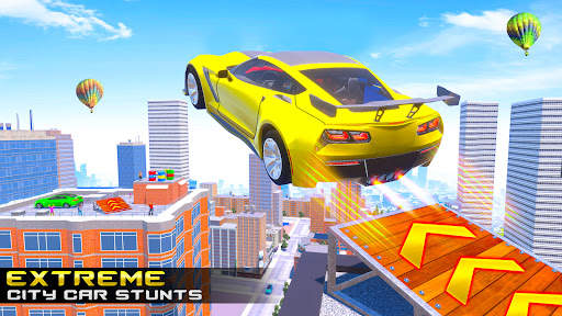 Crazy Fast Car Stunts Racing screenshot 1