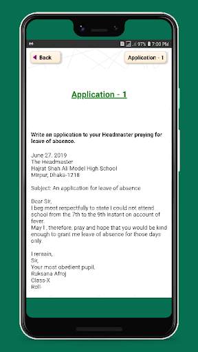 English Letter & Application Writing Offline screenshot 4