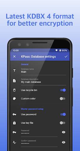 KPass: password manager 6 تصوير الشاشة