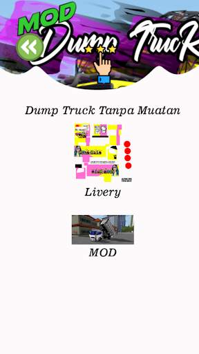 Bussid Mod Dump Truck Lengkap screenshot 4