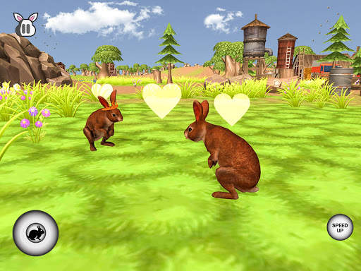 wild pet rabbit animal sims -forest predator craft screenshot 9