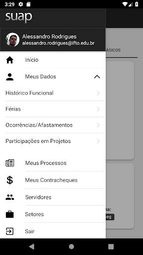 SUAP Mobile - IFTO screenshot 1