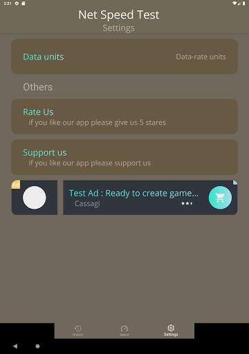 Internet Speed Test App 17 تصوير الشاشة